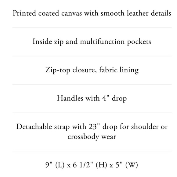 ▪️SALE▪️Signature Mini Bennett Satchel & Wallet - Picture 8 of 8